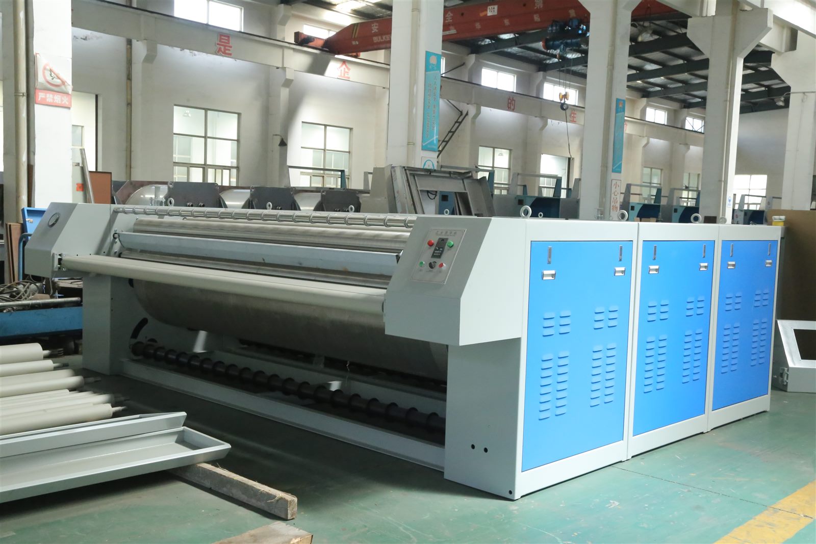HAIDI flatwork ironer for hospital laundry